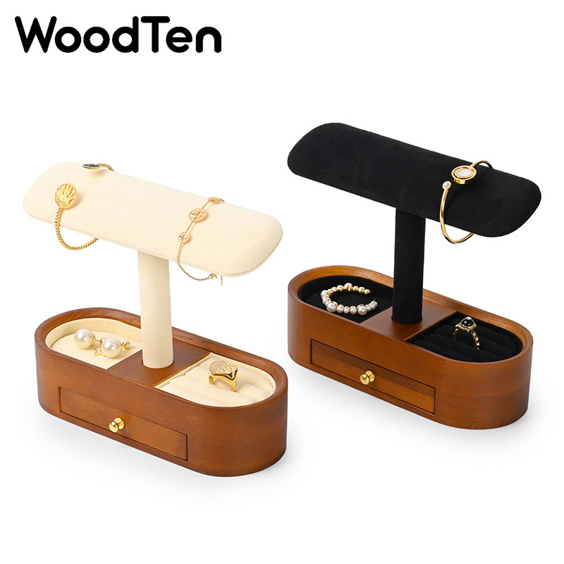 Jewelry Organizer Watches - Drewniany stojak na zegarki WoodTen z