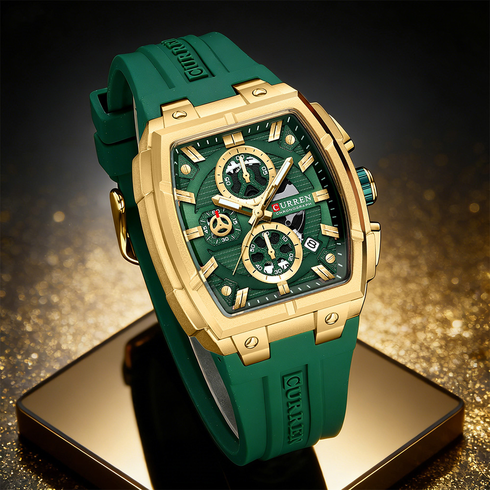 Jewellery Watch - CURREN Luksusowy Zegarek Męski Vintage Sportowy
