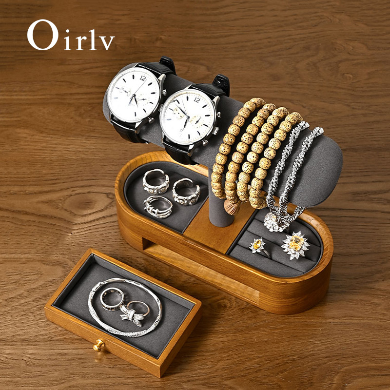 Jewelry Organizer Watches - Oirlv Organizer na zegarki z litego