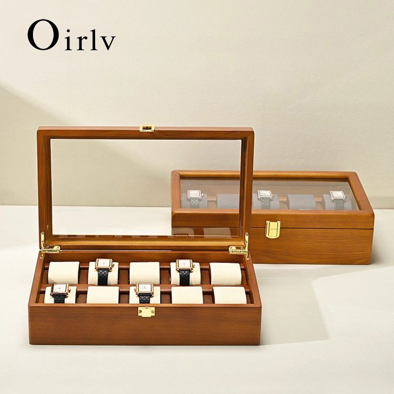 Jewelry Organizer Watches - Oirlv 10 siatek pudełko na zegarek