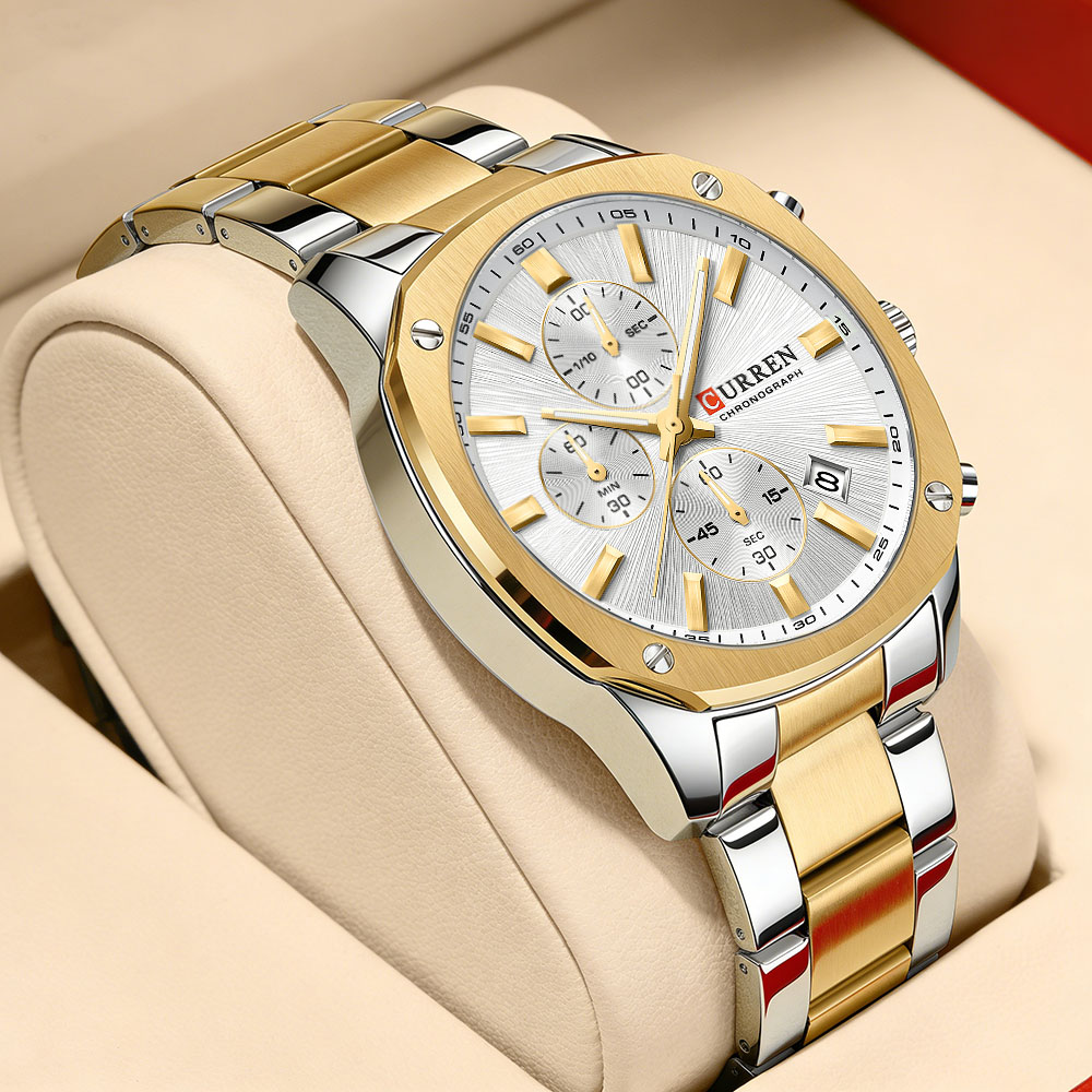 Jewellery Watch - CURREN Nowoczesny męski zegarek sportowy 42
