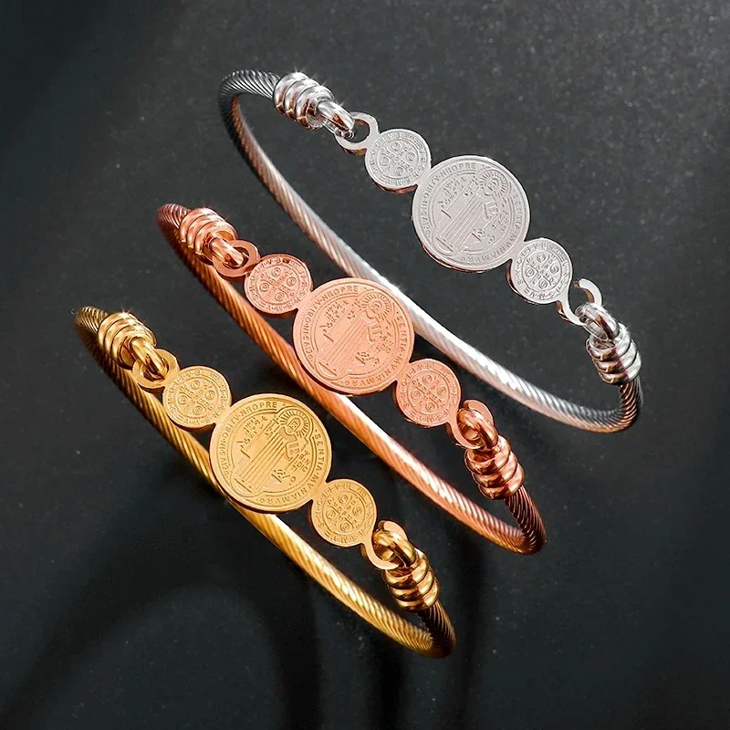 Al Ain Jewelry & Watches Exhibition 2025 - Stal nierdzewna Saint Benito bransoletka z