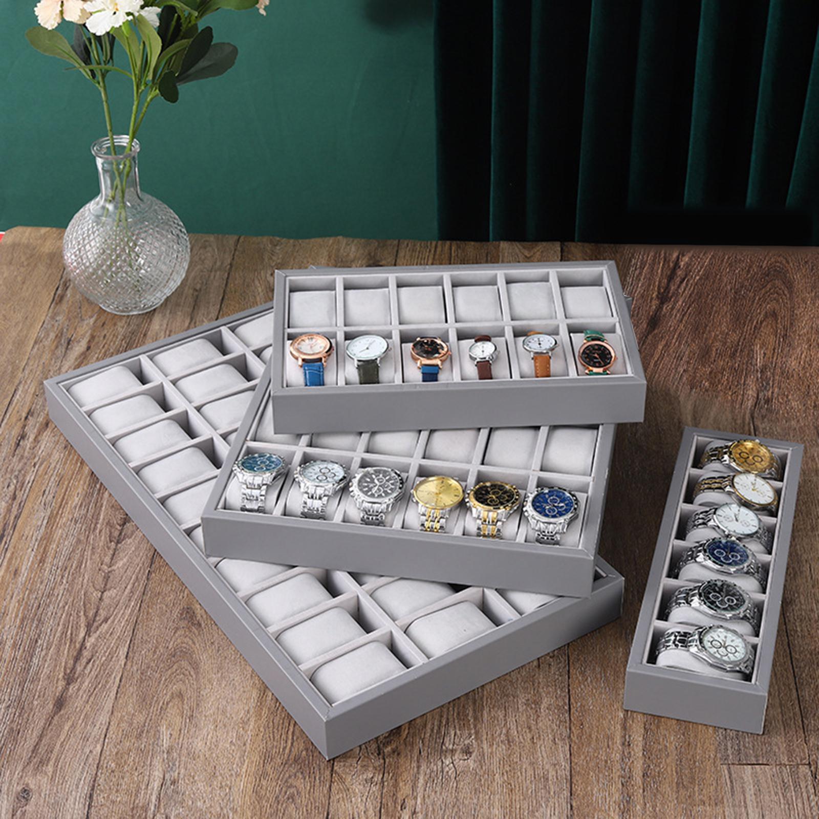 Drewniana taca na biżuterię z  – Jewelry Store Mens Watches recenzja i cena