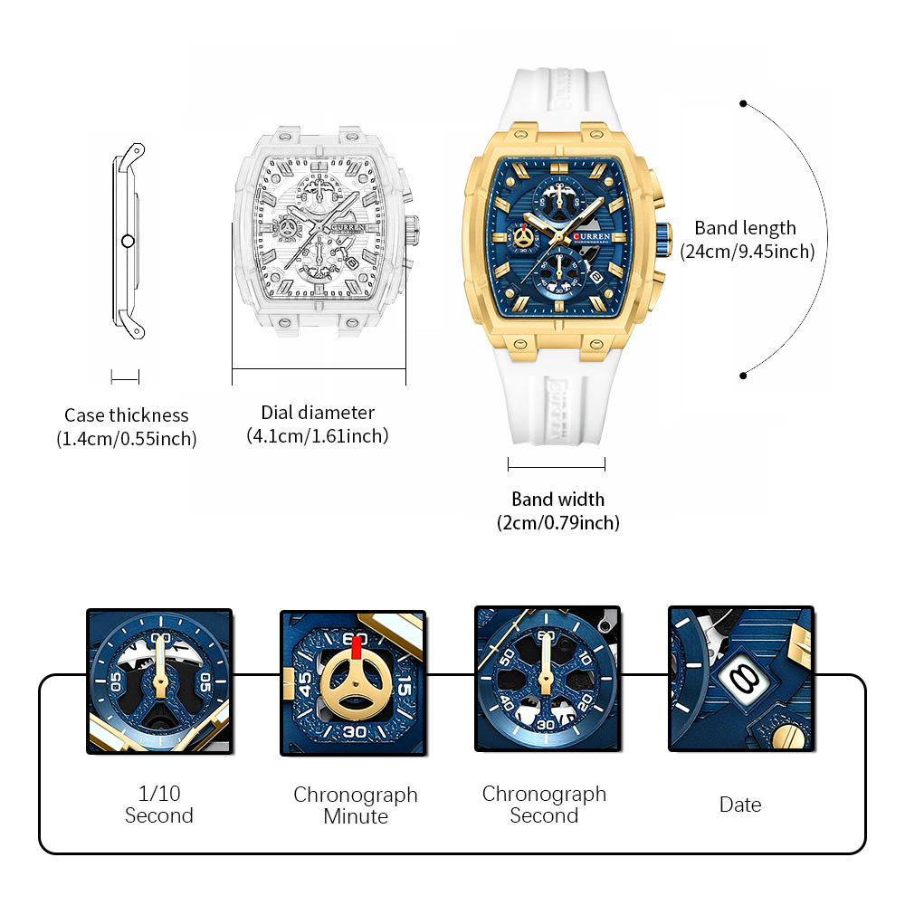 CURREN Luksusowy Zegarek Męski – Jewellery Watch recenzja i cena