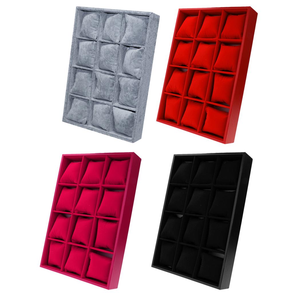 Czarno-drewniany organizer na  – Jewelry Organizer Watches recenzja i cena