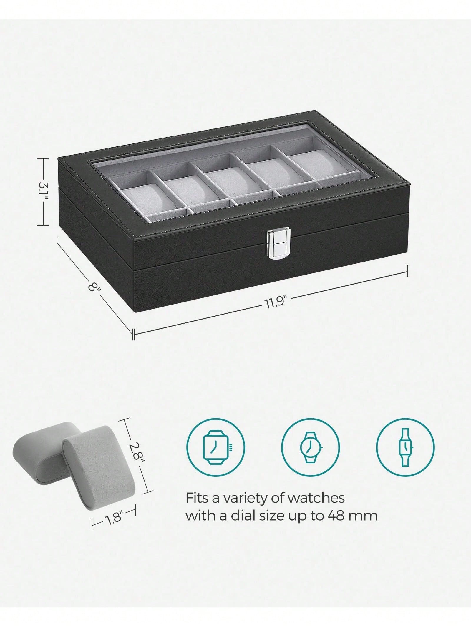Pudełko na zegarki z 12 przegr – Jewelry Organizer Watches recenzja i cena