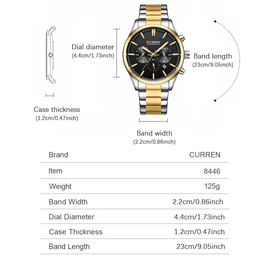 CURREN Casual Quartz Chrono Sp – Jewellery Watch recenzja i cena