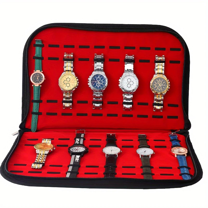 Torba na 20 zegarków, wygodna  – Jewelry Organizer Watches recenzja i cena