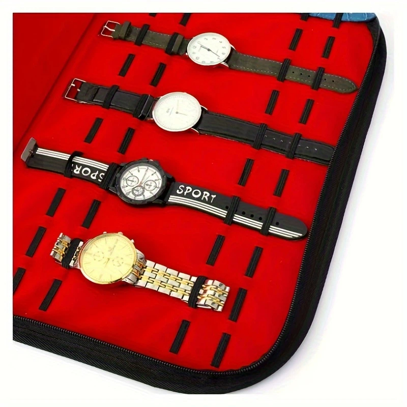 Torba na 20 zegarków, wygodna  – Jewelry Organizer Watches recenzja i cena