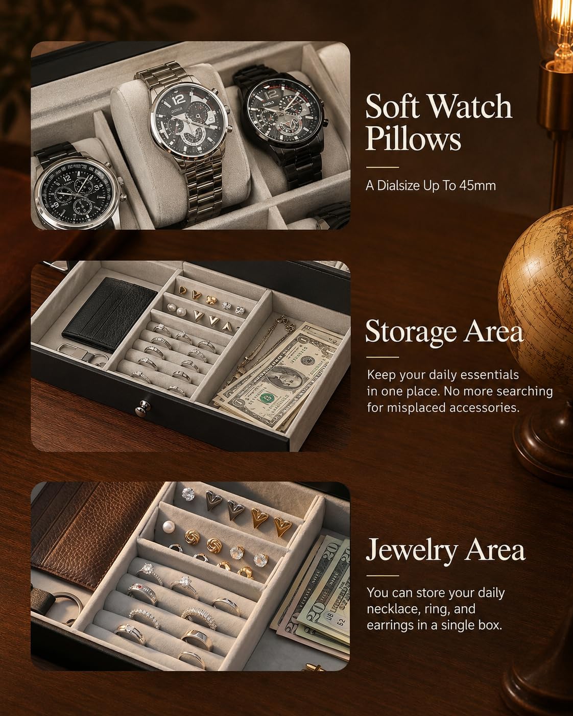 Organizer na zegarki dla mężcz – Jewelry Organizer Watches recenzja i cena