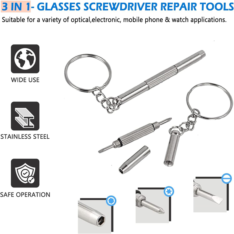 Mini śrubokręty do okularów 3  – Watch Repair Tool Kit recenzja i cena